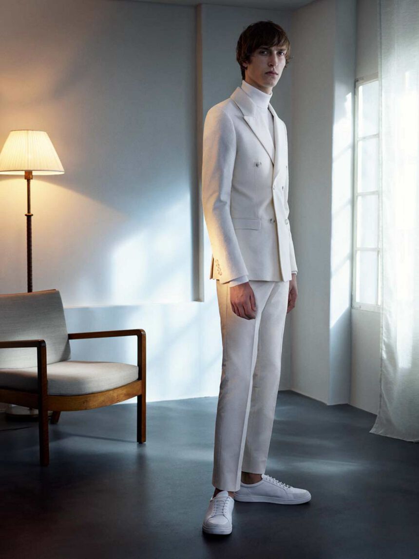 Visavi pullover in Pure white from Tiger of Sweden Visavi pullover in Pure white from Tiger of Sweden