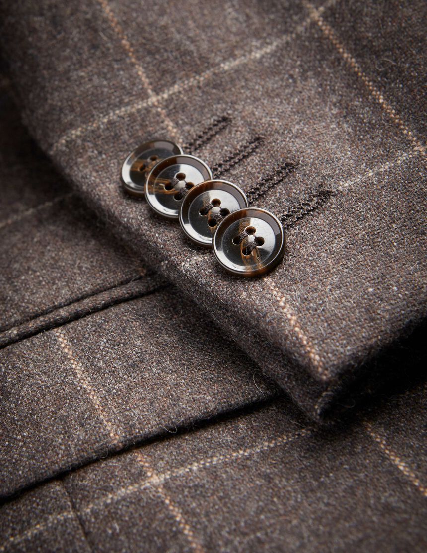LAMONTE 3 BLAZER in Brown from Tiger of Sweden LAMONTE 3 BLAZER in Brown from Tiger of Sweden