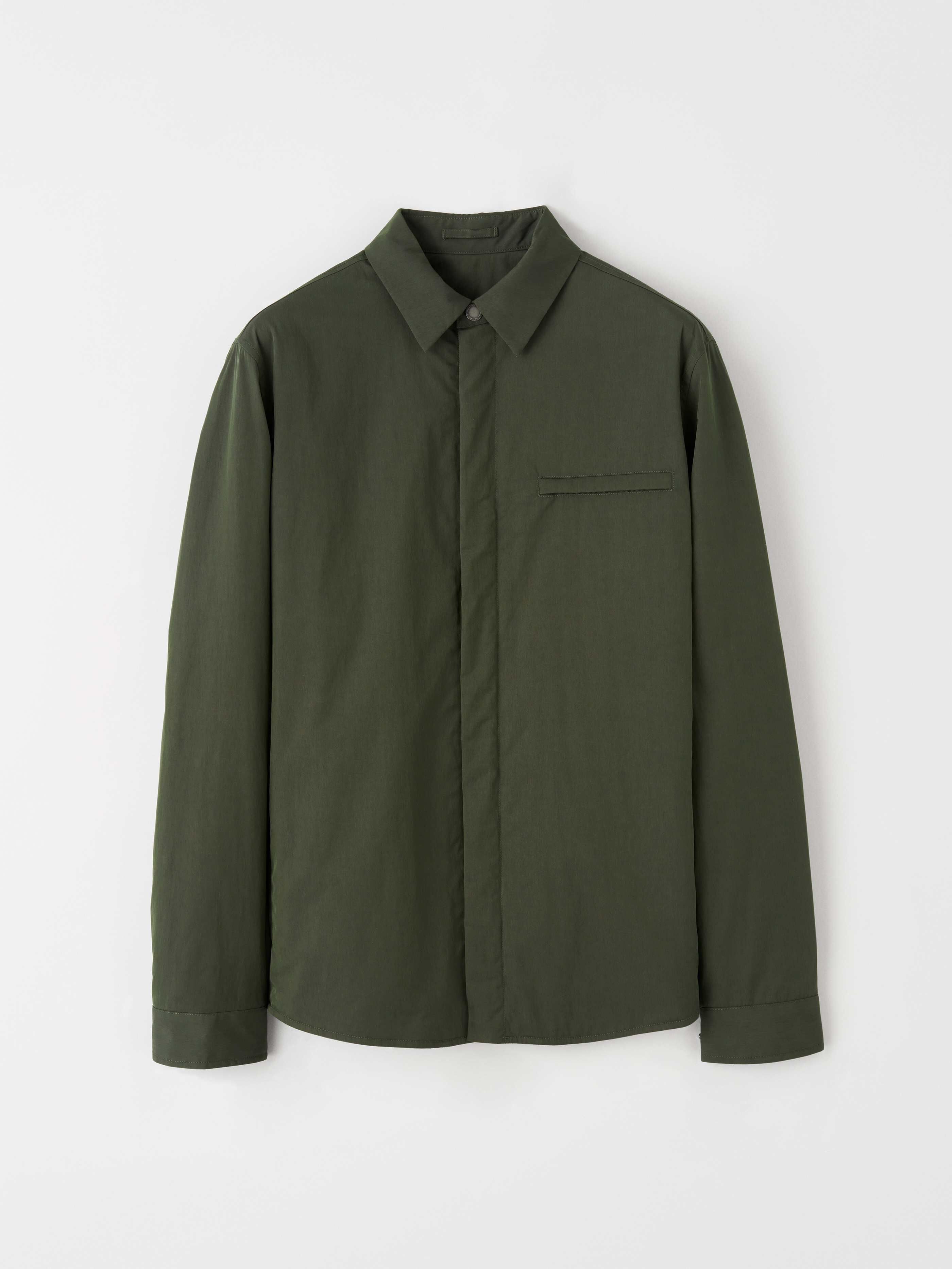 cos button up shirt jacket