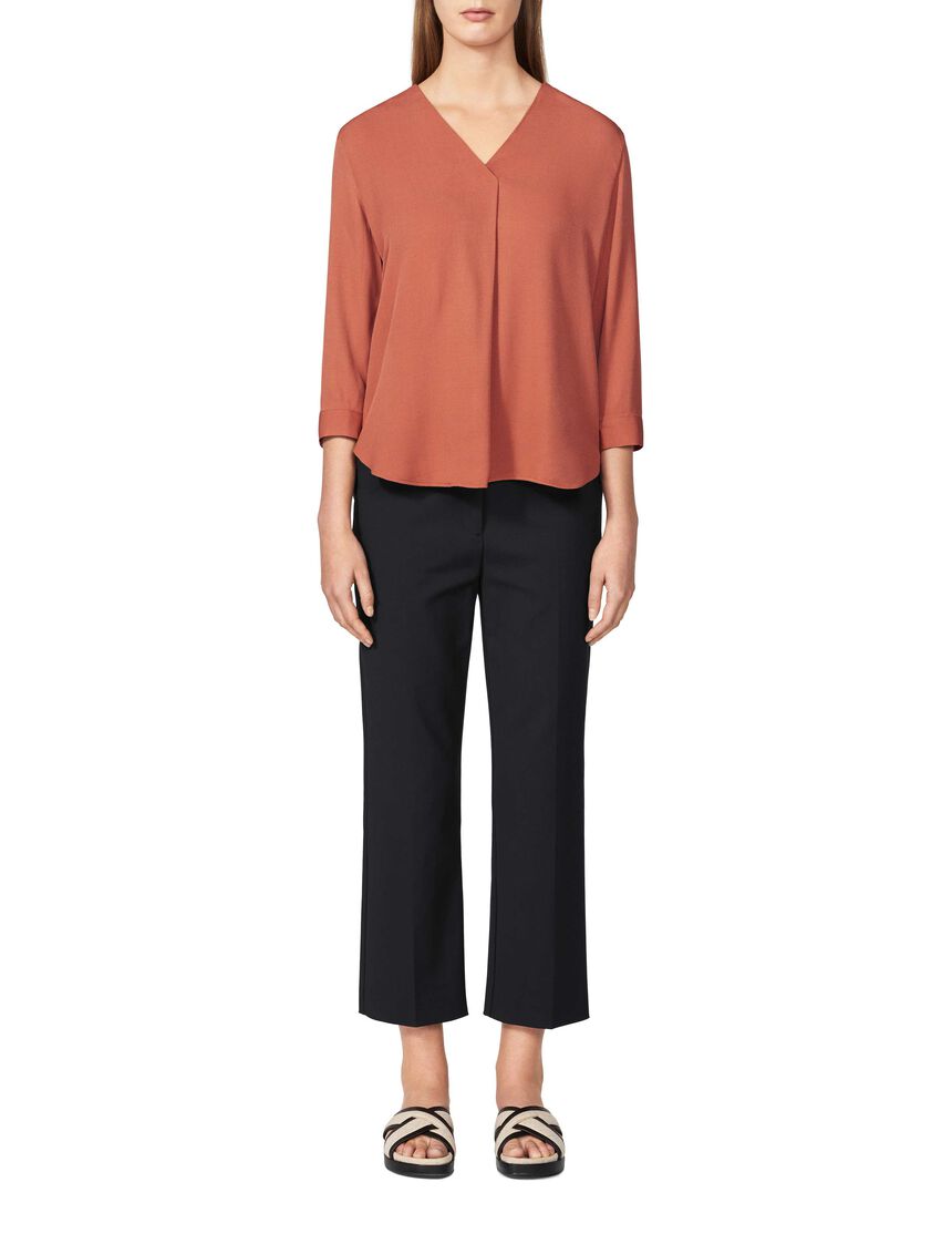 Mere shirt in Copper Brown from Tiger of Sweden Mere shirt in Copper Brown from Tiger of Sweden
