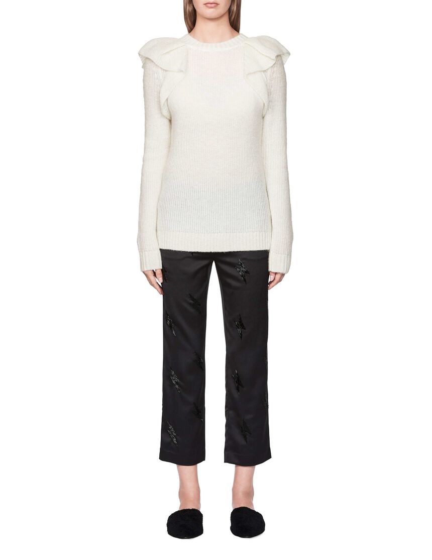 ARLON PULLOVER in Star White from Tiger of Sweden ARLON PULLOVER in Star White from Tiger of Sweden