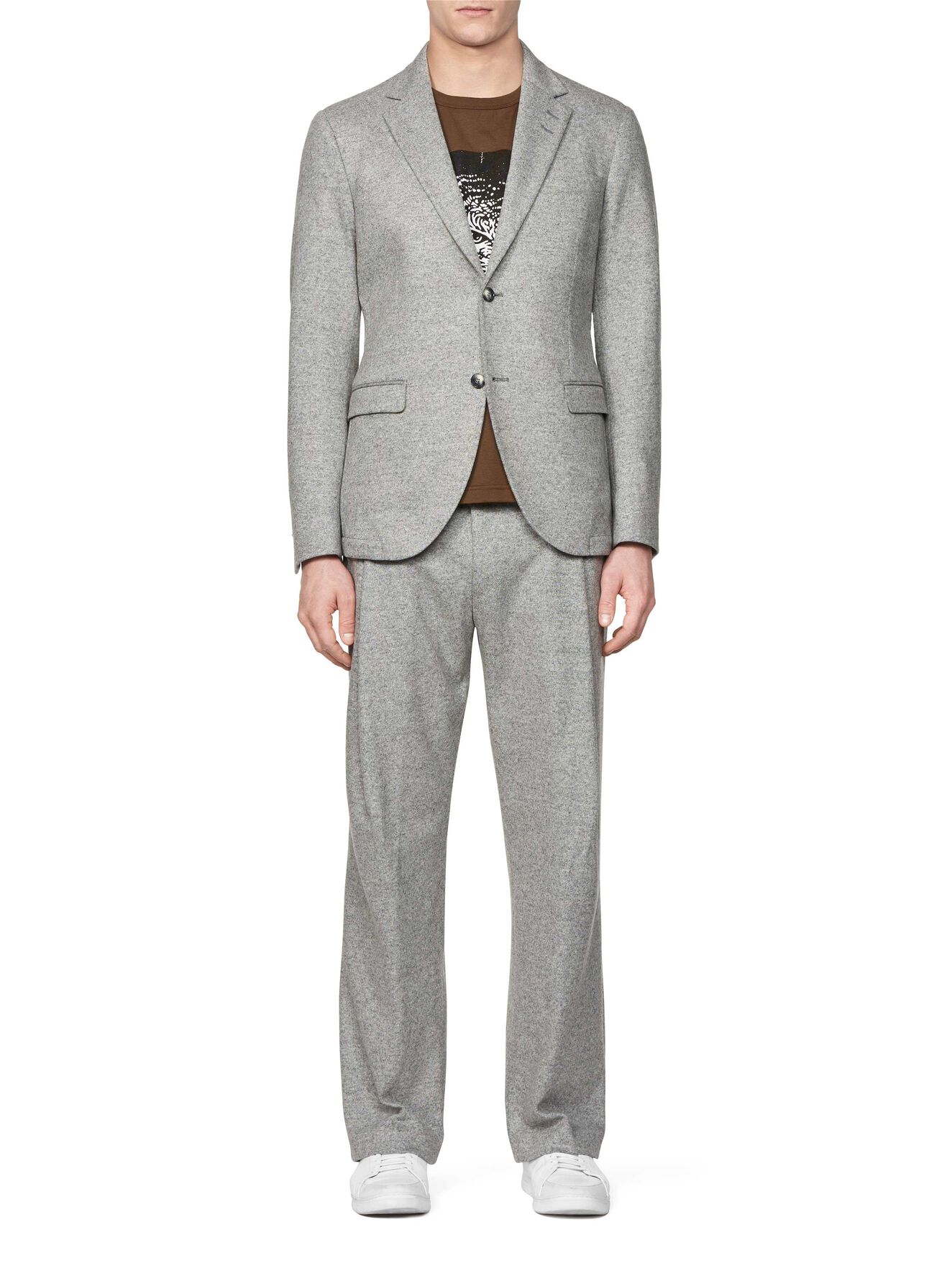 MELKER TROUSERS in Monument from Tiger of Sweden MELKER TROUSERS in Monument from Tiger of Sweden