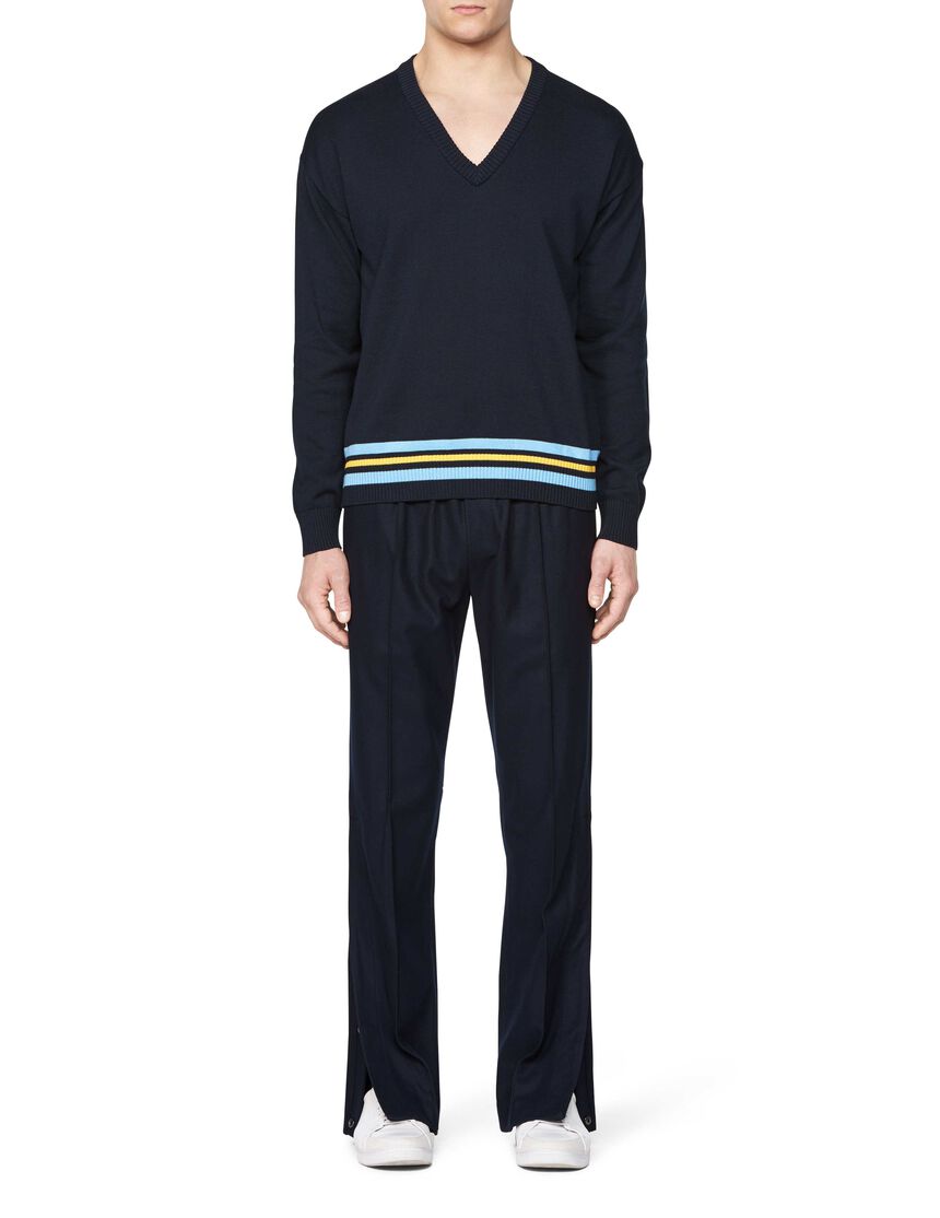 ARKADA PULLOVER in Light Ink from Tiger of Sweden ARKADA PULLOVER in Light Ink from Tiger of Sweden