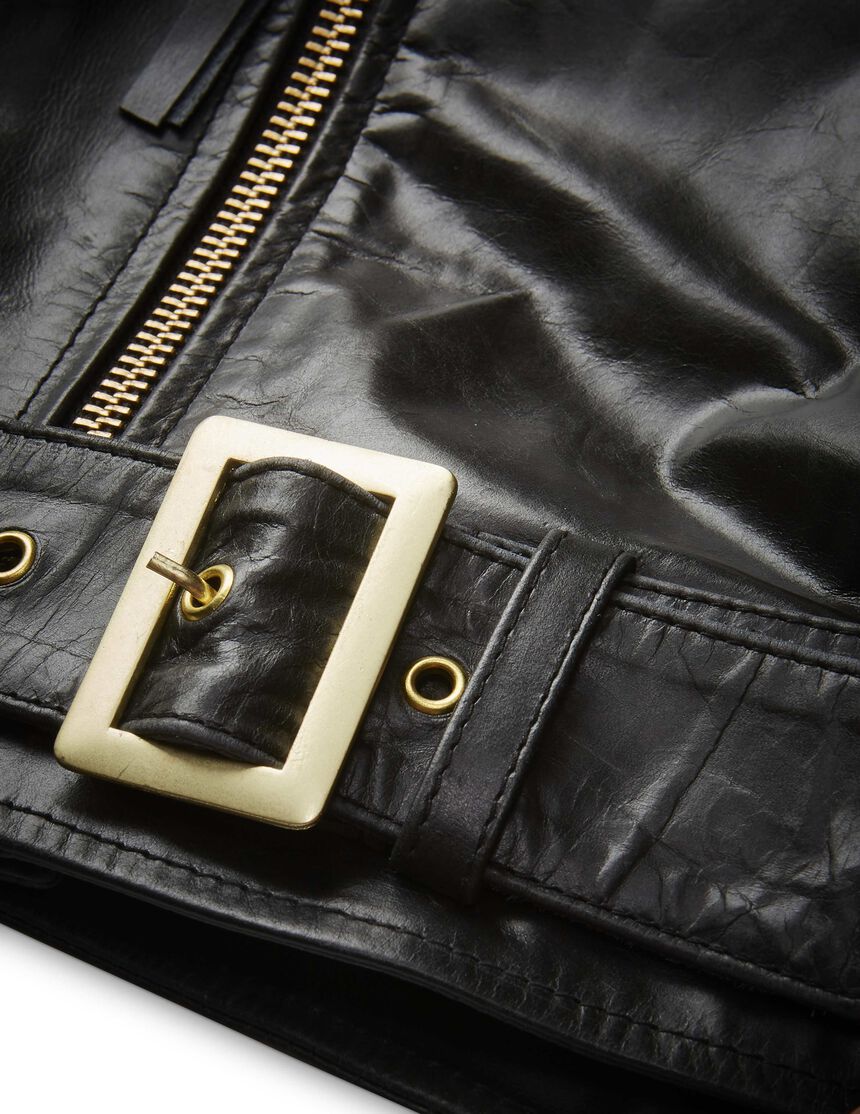 Hellish leather jacket in Black from Tiger of Sweden Hellish leather jacket in Black from Tiger of Sweden