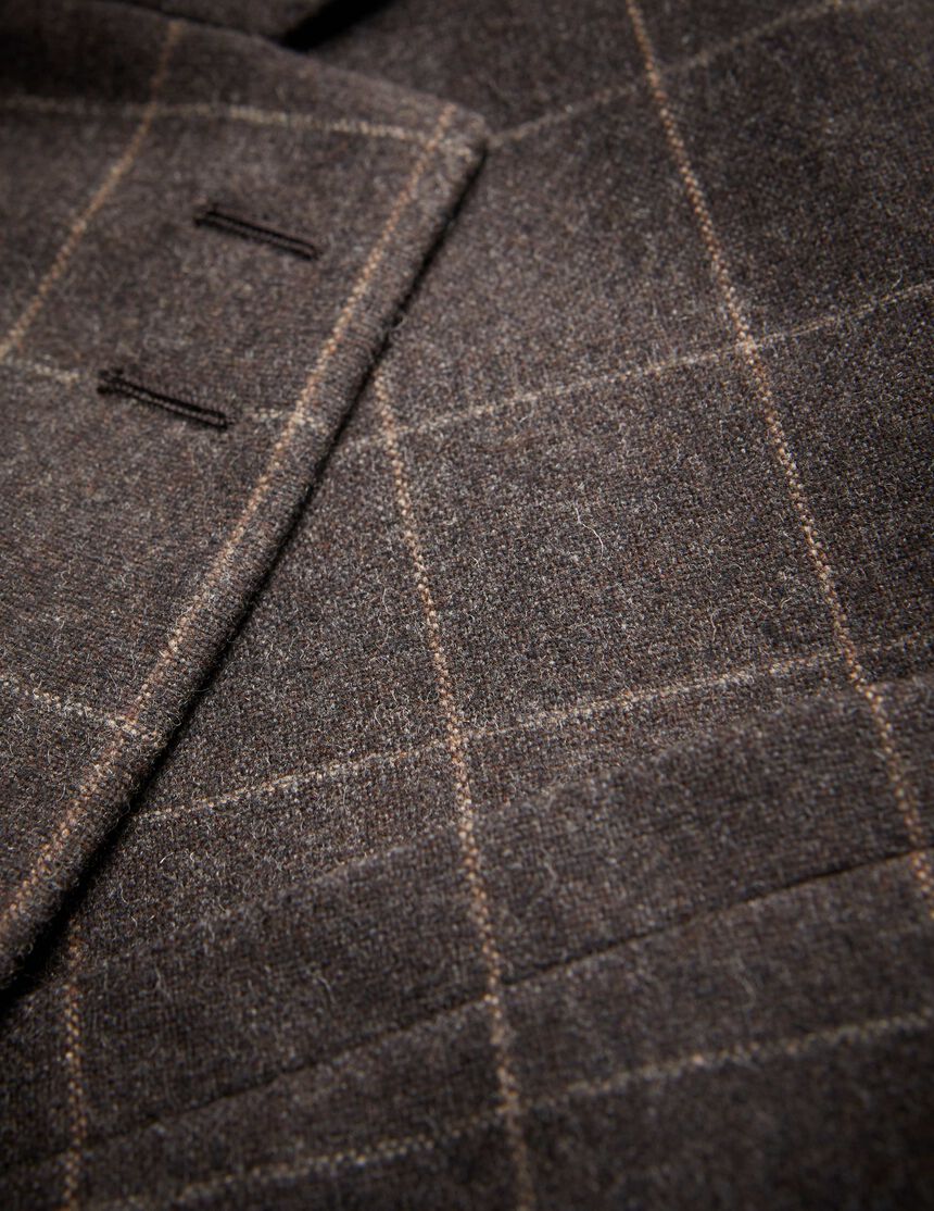 LAMONTE 3 BLAZER in Brown from Tiger of Sweden LAMONTE 3 BLAZER in Brown from Tiger of Sweden