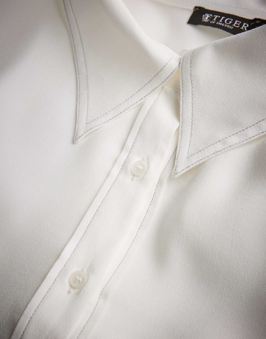 Triana shirt in Star White from Tiger of Sweden Triana shirt in Star White from Tiger of Sweden