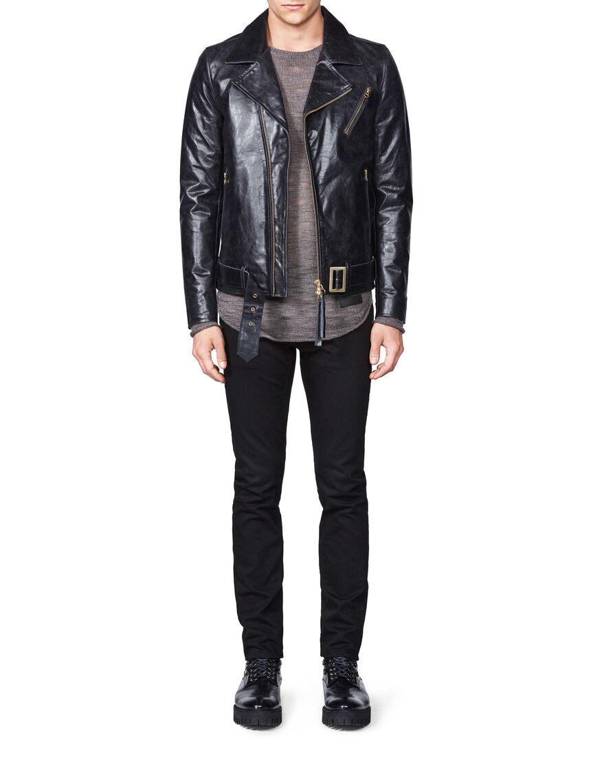 Hellish leather jacket in Black from Tiger of Sweden Hellish leather jacket in Black from Tiger of Sweden