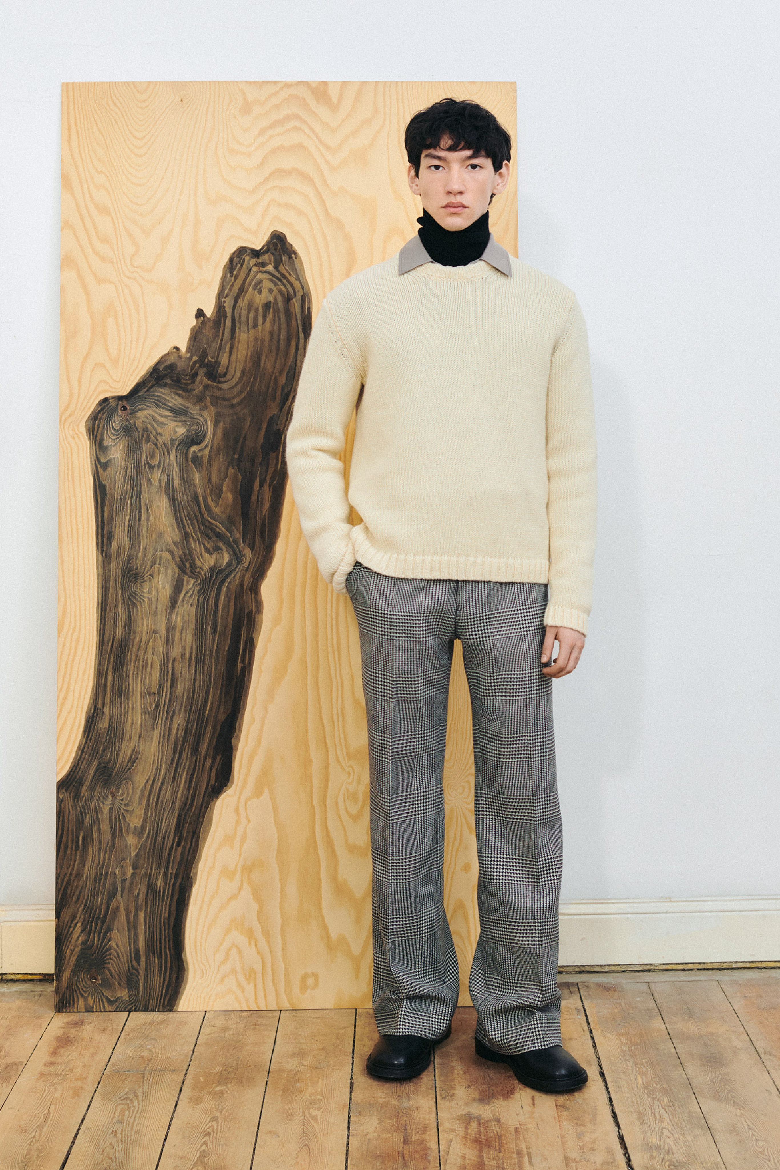 Model in Tiger of Sweden Fall Winter Collection