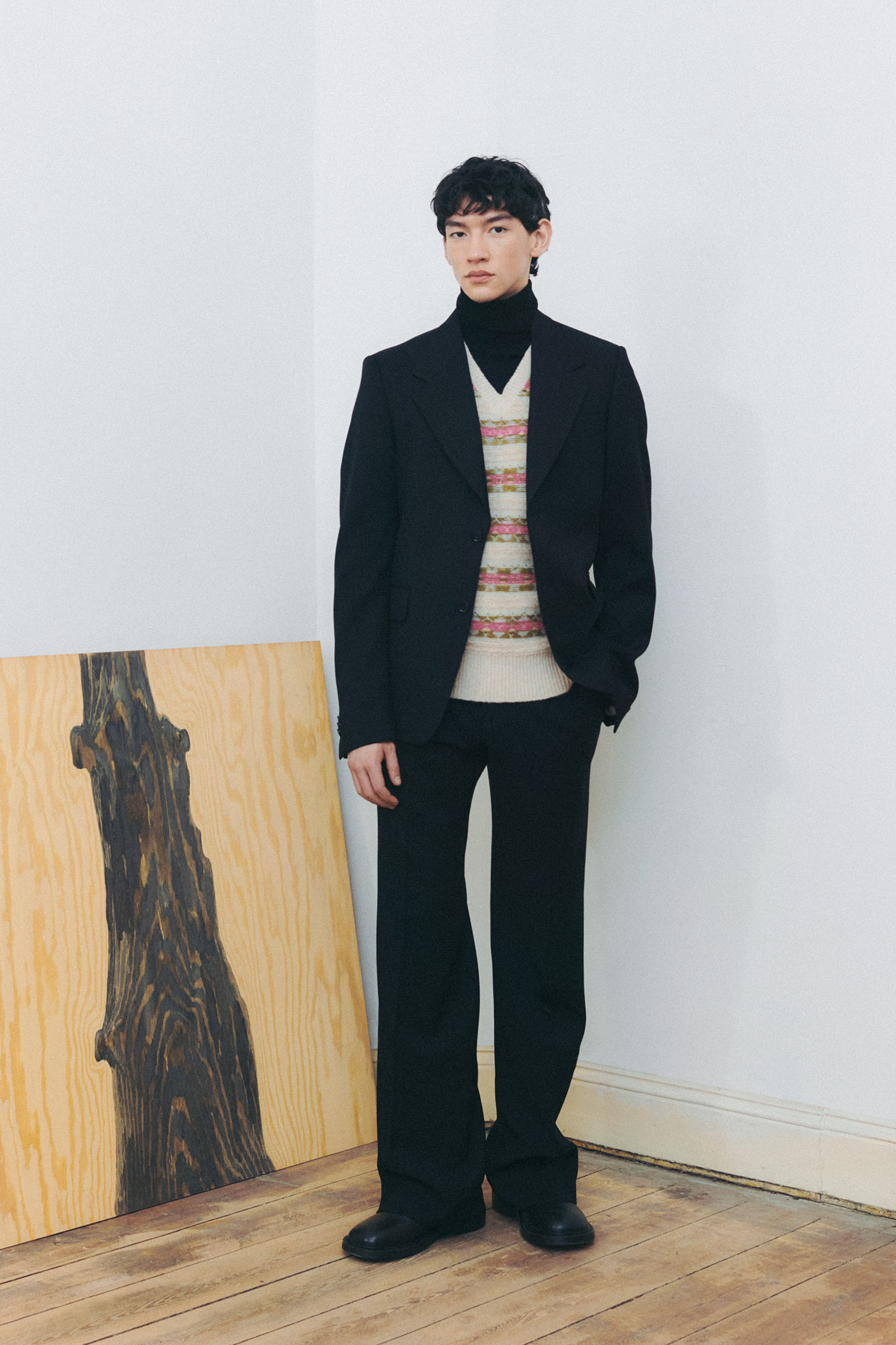 Model in Tiger of Sweden Fall Winter Collection