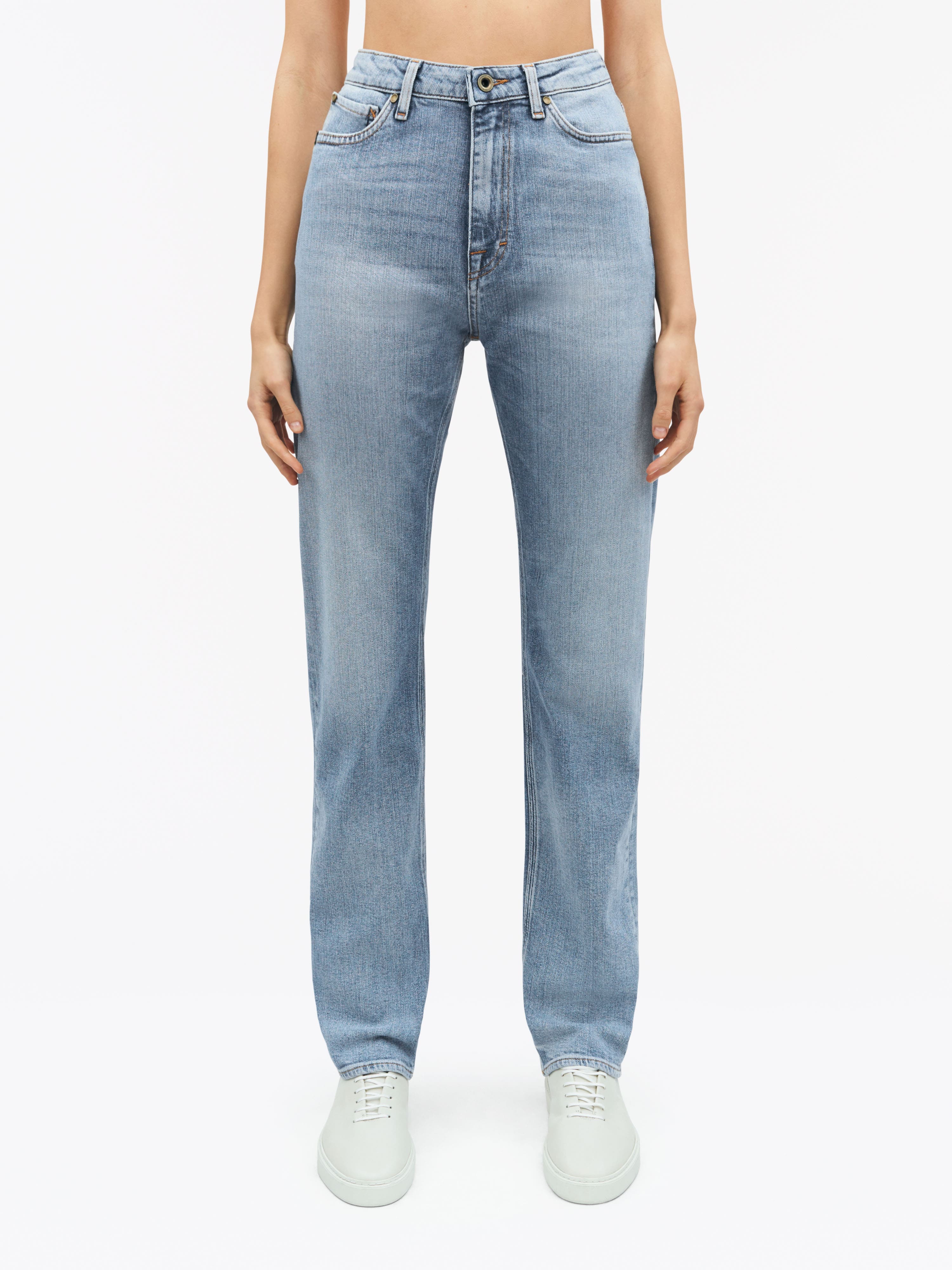 Shop Tiger Of Sweden Rin Jeans In Light Blue