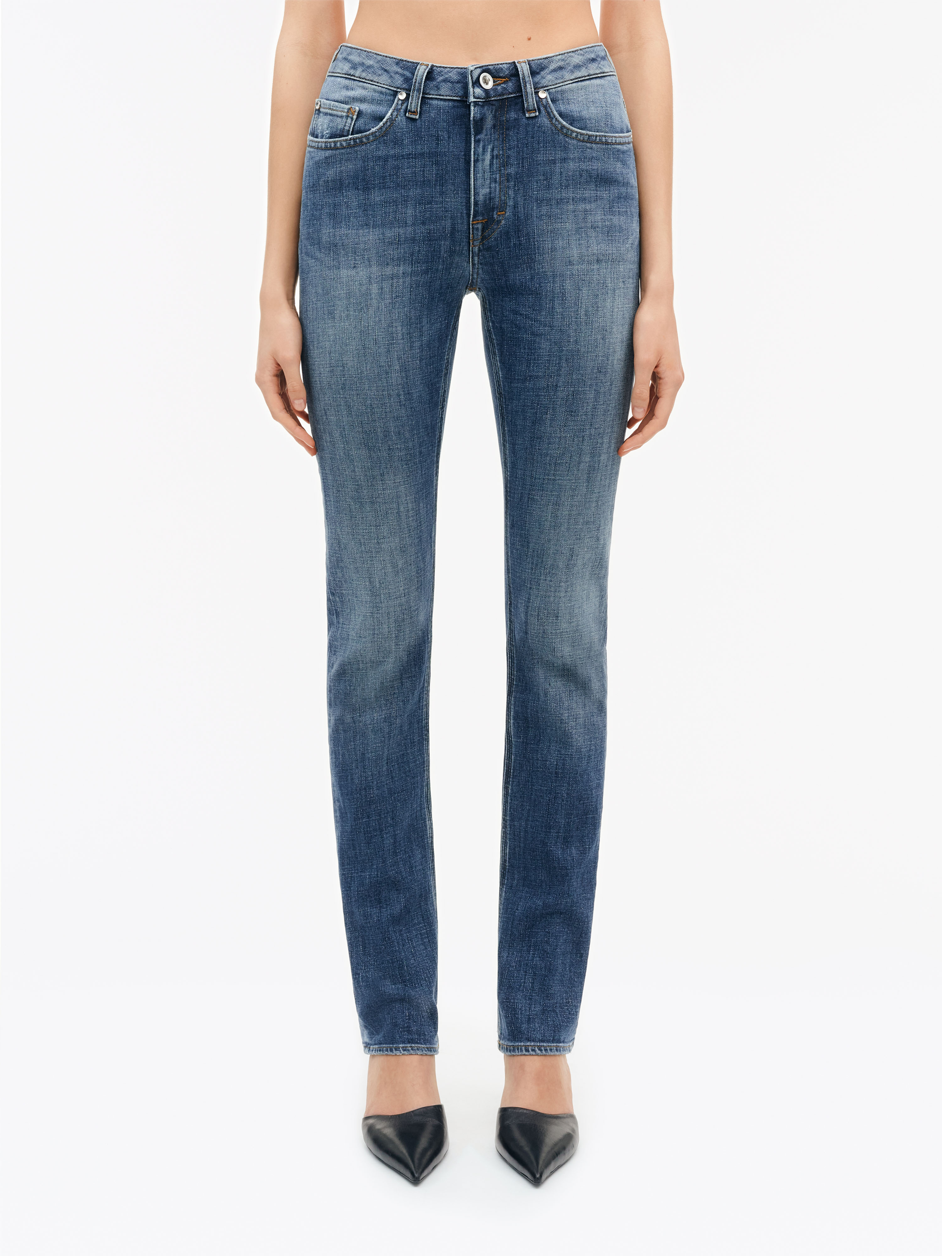 Shop Tiger Of Sweden Maggie Jeans In Midnight Blue