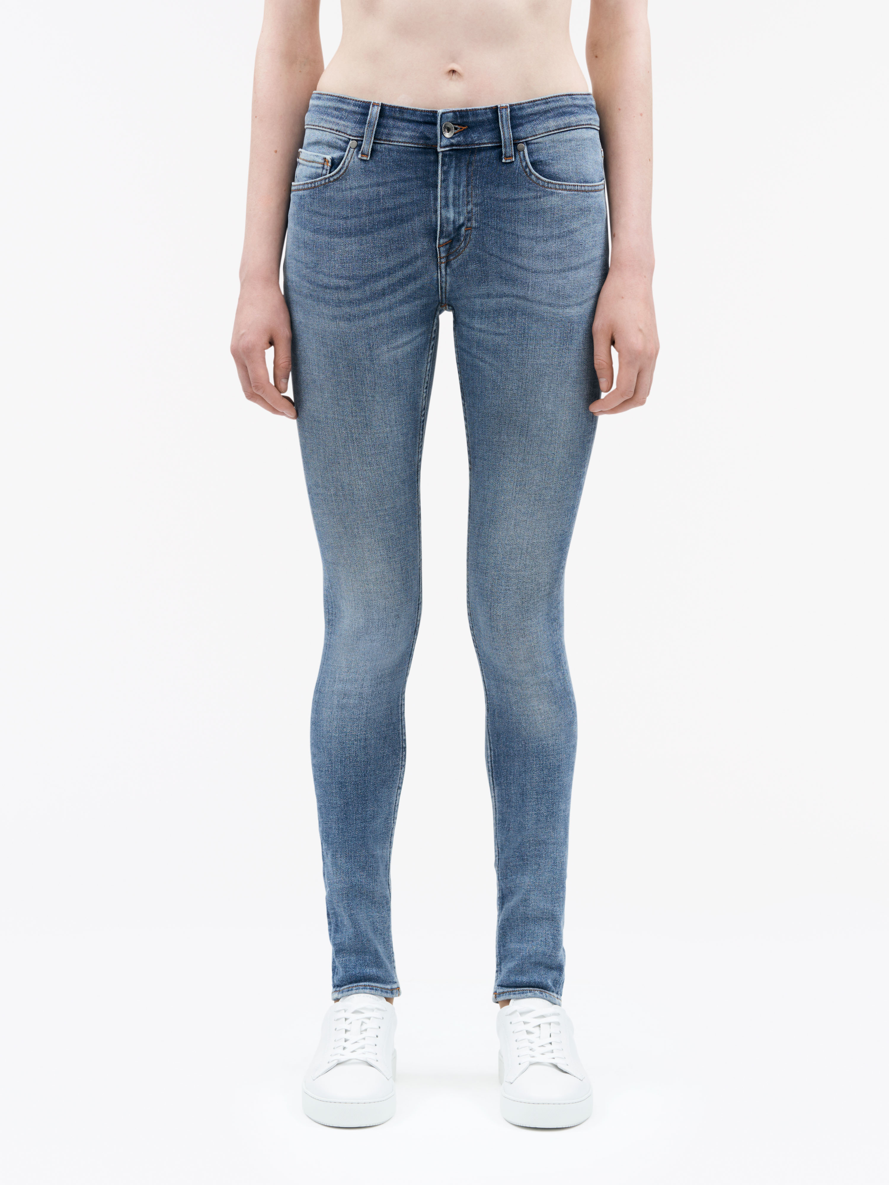 Shop Tiger Of Sweden Slight Jeans In Light Blue